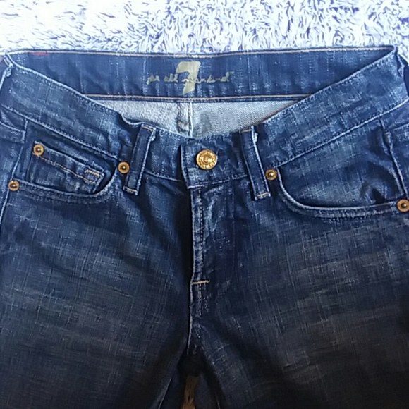 7 For All Mankind Boot Cut Jeans Size 25 - Picture 6 of 6